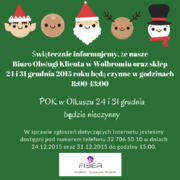Godziny otwarcia w Wigillię i Sylwestra